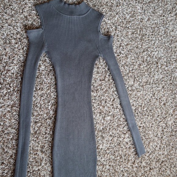 Planet Gold Gray Cocktail Dress Size S - Picture 1 of 7